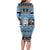 Botswana Christmas Family Matching Long Sleeve Bodycon Dress and Hawaiian Shirt Coat Of Arms Muve neKisimusi - Wonder Print Shop