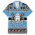 Botswana Christmas Family Matching Off The Shoulder Long Sleeve Dress and Hawaiian Shirt Coat Of Arms Muve neKisimusi - Wonder Print Shop