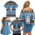 Botswana Christmas Family Matching Off Shoulder Short Dress and Hawaiian Shirt Coat Of Arms Muve neKisimusi - Wonder Print Shop