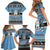 Botswana Christmas Family Matching Short Sleeve Bodycon Dress and Hawaiian Shirt Coat Of Arms Muve neKisimusi - Wonder Print Shop