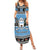 Botswana Christmas Family Matching Summer Maxi Dress and Hawaiian Shirt Coat Of Arms Muve neKisimusi - Wonder Print Shop