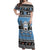 Botswana Christmas Off Shoulder Maxi Dress Coat Of Arms Muve neKisimusi - Wonder Print Shop