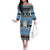 Botswana Christmas Off The Shoulder Long Sleeve Dress Coat Of Arms Muve neKisimusi - Wonder Print Shop