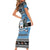 Botswana Christmas Short Sleeve Bodycon Dress Coat Of Arms Muve neKisimusi - Wonder Print Shop