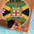 Jamaica Christmas Beach Blanket Coat Of Arms Merri Crissmuss - Wonder Print Shop