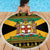 Jamaica Christmas Beach Blanket Coat Of Arms Merri Crissmuss - Wonder Print Shop