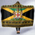 Jamaica Christmas Hooded Blanket Coat Of Arms Merri Crissmuss