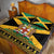 Jamaica Christmas Quilt Bed Set Coat Of Arms Merri Crissmuss - Wonder Print Shop