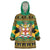 Jamaica Christmas Wearable Blanket Hoodie Coat Of Arms Merri Crissmuss