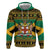 Jamaica Christmas Zip Hoodie Coat Of Arms Merri Crissmuss - Wonder Print Shop