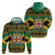 Jamaica Christmas Zip Hoodie Coat Of Arms Merri Crissmuss - Wonder Print Shop