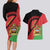 Personalised Malawi Couples Matching Long Sleeve Bodycon Dress and Hawaiian Shirt Coat Of Arms - Flag Style