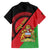 Personalised Malawi Family Matching Off The Shoulder Long Sleeve Dress and Hawaiian Shirt Coat Of Arms - Flag Style