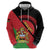 Personalised Malawi Hoodie Coat Of Arms - Flag Style - Wonder Print Shop