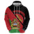 Personalised Malawi Hoodie Coat Of Arms - Flag Style - Wonder Print Shop