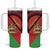 Personalised Malawi Tumbler With Handle Coat Of Arms - Flag Style - Wonder Print Shop