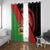 Personalised Malawi Window Curtain Coat Of Arms - Flag Style - Wonder Print Shop