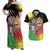 Personalised Malawi Thomsons Gazelle Couples Matching Off Shoulder Maxi Dress and Hawaiian Shirt Lotus - African Pattern