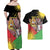 Personalised Malawi Thomsons Gazelle Couples Matching Off Shoulder Maxi Dress and Hawaiian Shirt Lotus - African Pattern