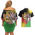 Personalised Malawi Thomsons Gazelle Couples Matching Off Shoulder Short Dress and Hawaiian Shirt Lotus - African Pattern