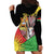 Personalised Malawi Thomsons Gazelle Hoodie Dress Lotus - African Pattern - Wonder Print Shop