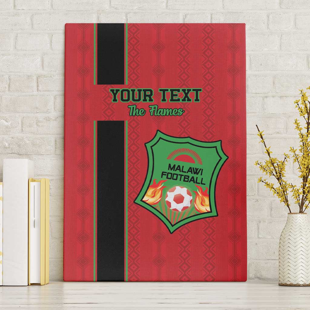 Custom Malawi Football Canvas Wall Art Go Flames - Wonder Print Shop