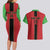 Custom Malawi Football Couples Matching Long Sleeve Bodycon Dress and Hawaiian Shirt Go Flames