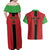 Custom Malawi Football Couples Matching Off Shoulder Maxi Dress and Hawaiian Shirt Go Flames