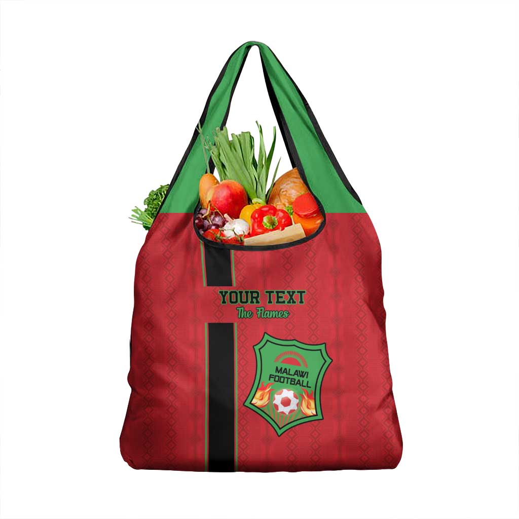 Custom Malawi Football Grocery Bag Go Flames