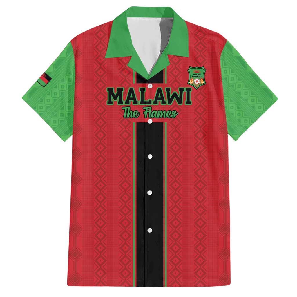 Custom Malawi Football Hawaiian Shirt Go Flames - Wonder Print Shop