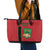 Custom Malawi Football Leather Tote Bag Go Flames