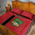 Custom Malawi Football Quilt Bed Set Go Flames - Wonder Print Shop