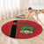 Custom Malawi Football Round Carpet Go Flames - Wonder Print Shop