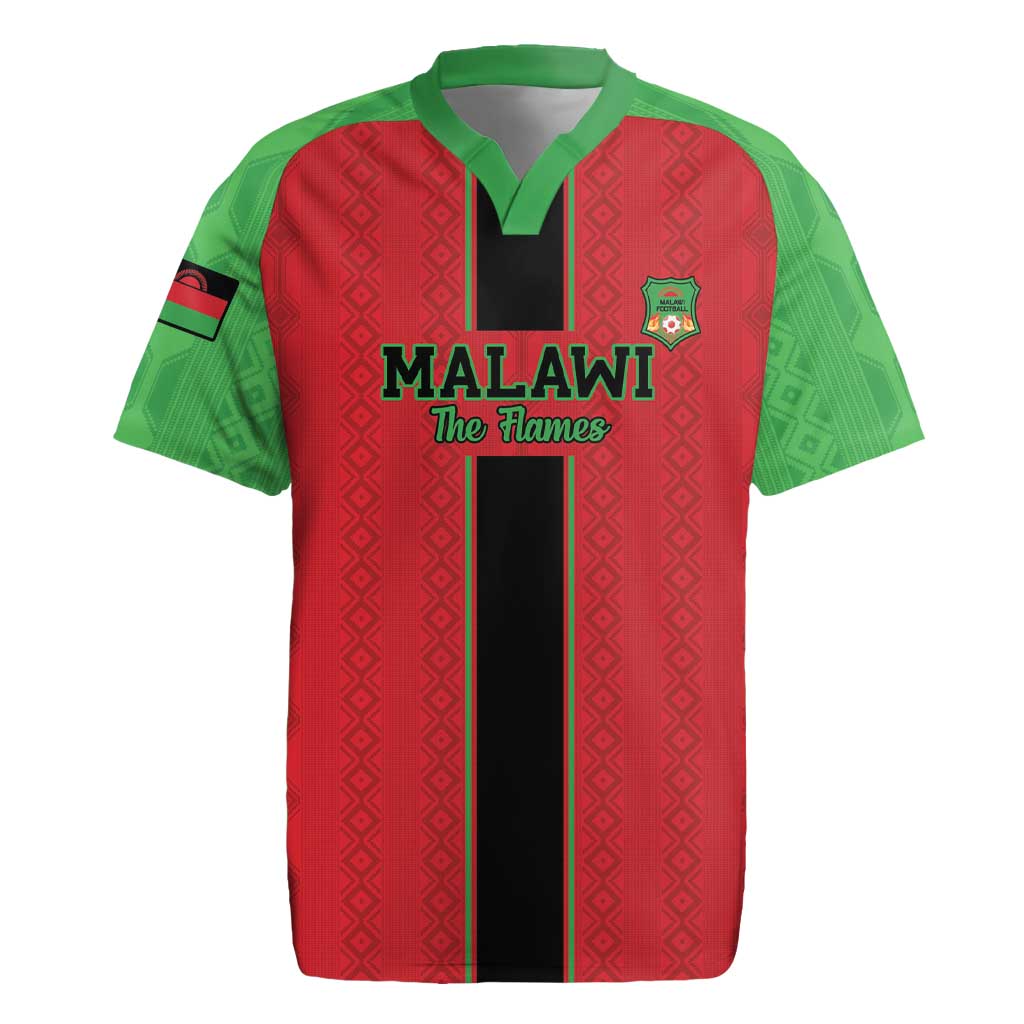 Custom Malawi Football Rugby Jersey Go Flames - Wonder Print Shop