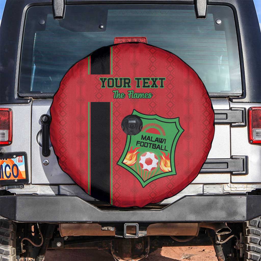 Custom Malawi Football Spare Tire Cover Go Flames - Wonder Print Shop