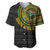 Personalised South Africa Baseball Jersey African Tribal Pattern