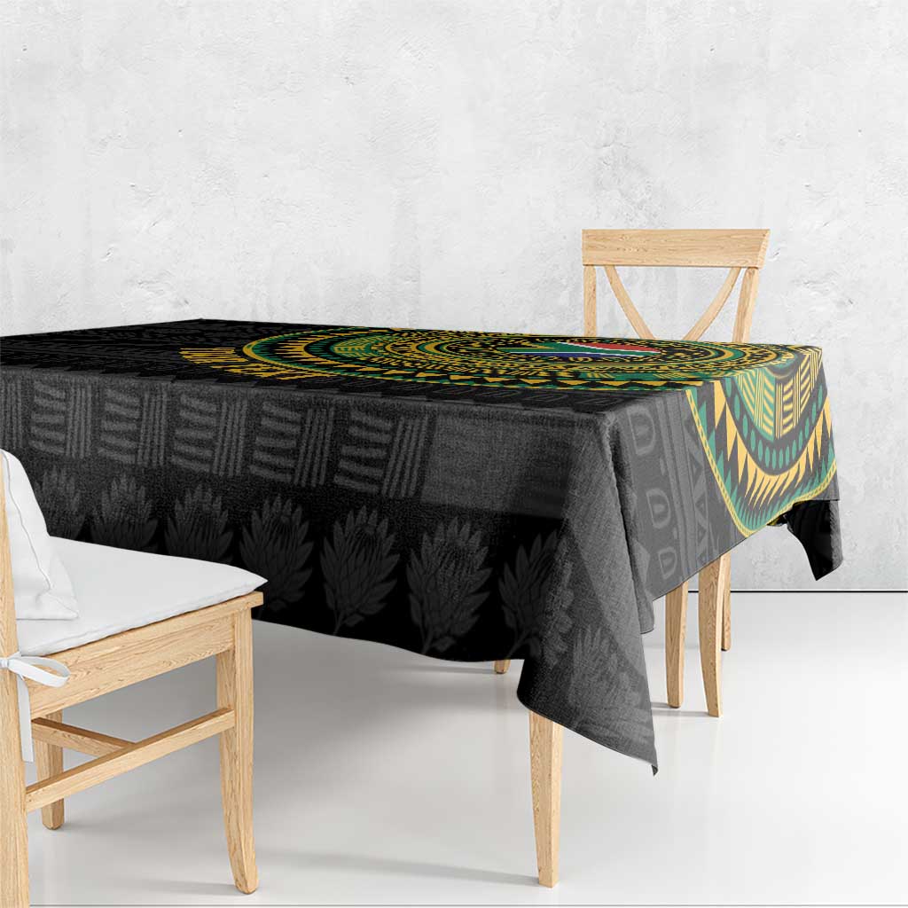 Personalised South Africa Tablecloth African Tribal Pattern