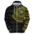 Personalised South Africa Zip Hoodie African Tribal Pattern