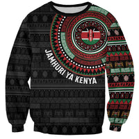 Personalised Kenya Sweatshirt African Tribal Pattern