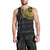 Sankofa Bird Men Tank Top Adinkra Symbols - Gold Version