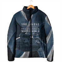 Personalized 761st Tank Battalion WWII Padded Jacket Black Panthers Tribute