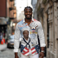 Doris Dorie Miller Long Sleeve Button Shirt The Hero Pearl Harbor