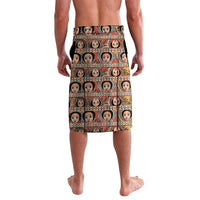 Personalized Ethiopian Orthodox Church Angel Lavalava Black Color