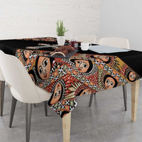 Personalized Ethiopian Orthodox Church Angel Tablecloth Black Color