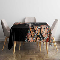Personalized Ethiopian Orthodox Church Angel Tablecloth Black Color