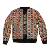Personalized Ethiopian Tewahedo Angel Orthodox Bomber Jacket Black Color