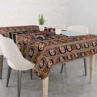 Ethiopian Tewahedo Angel Orthodox Tablecloth Black Color