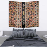 Ethiopian Tewahedo Angel Orthodox Tapestry Black Color