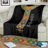 Ethiopia Saba Kemis Blanket Habesha Style Black Color