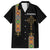 Ethiopia Saba Kemis Hawaiian Shirt Ethiopian Cross Lion Of Judah Black Color